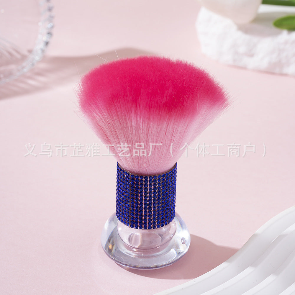 Wholesale Diamond mushroom head loose powder brush makeup brush cleaning brush tool blush brush nail art dust brush